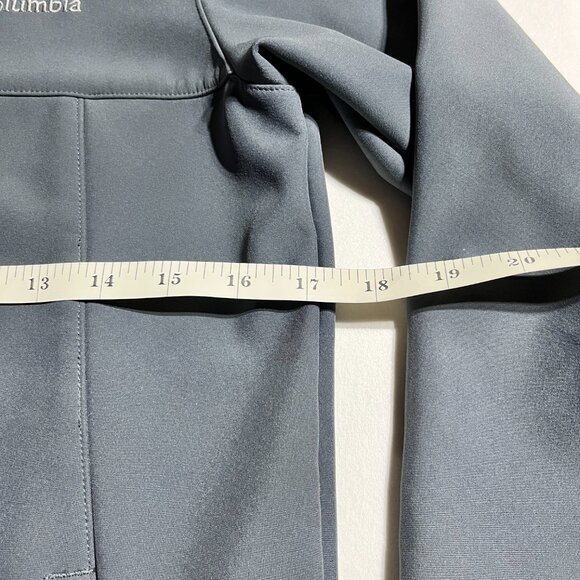 Gray Boys Size M Columbia Fall Jacket with Neon Green Zipper - Picture 13 of 16